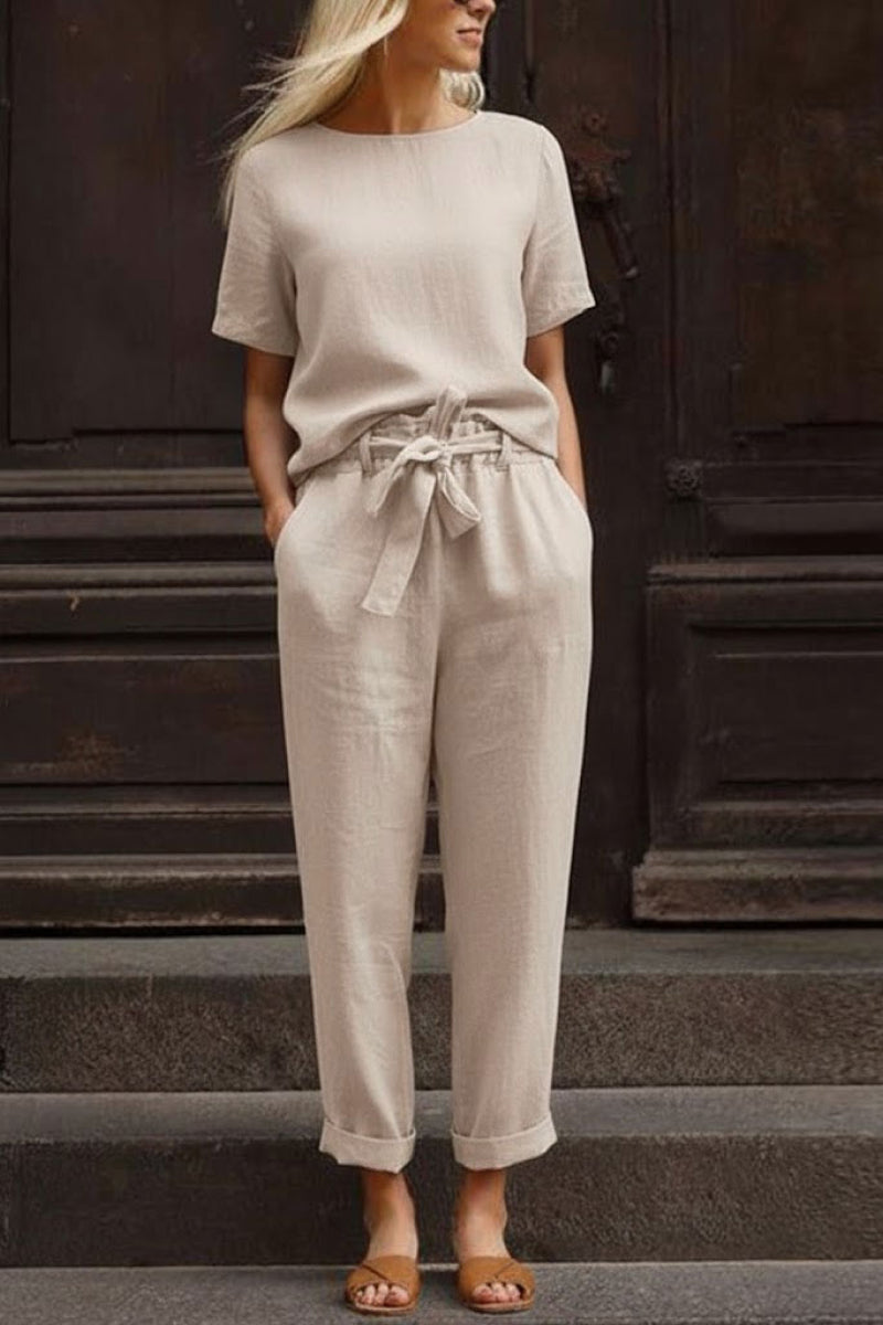 100% Cotton Linen Monochrome Co-ord