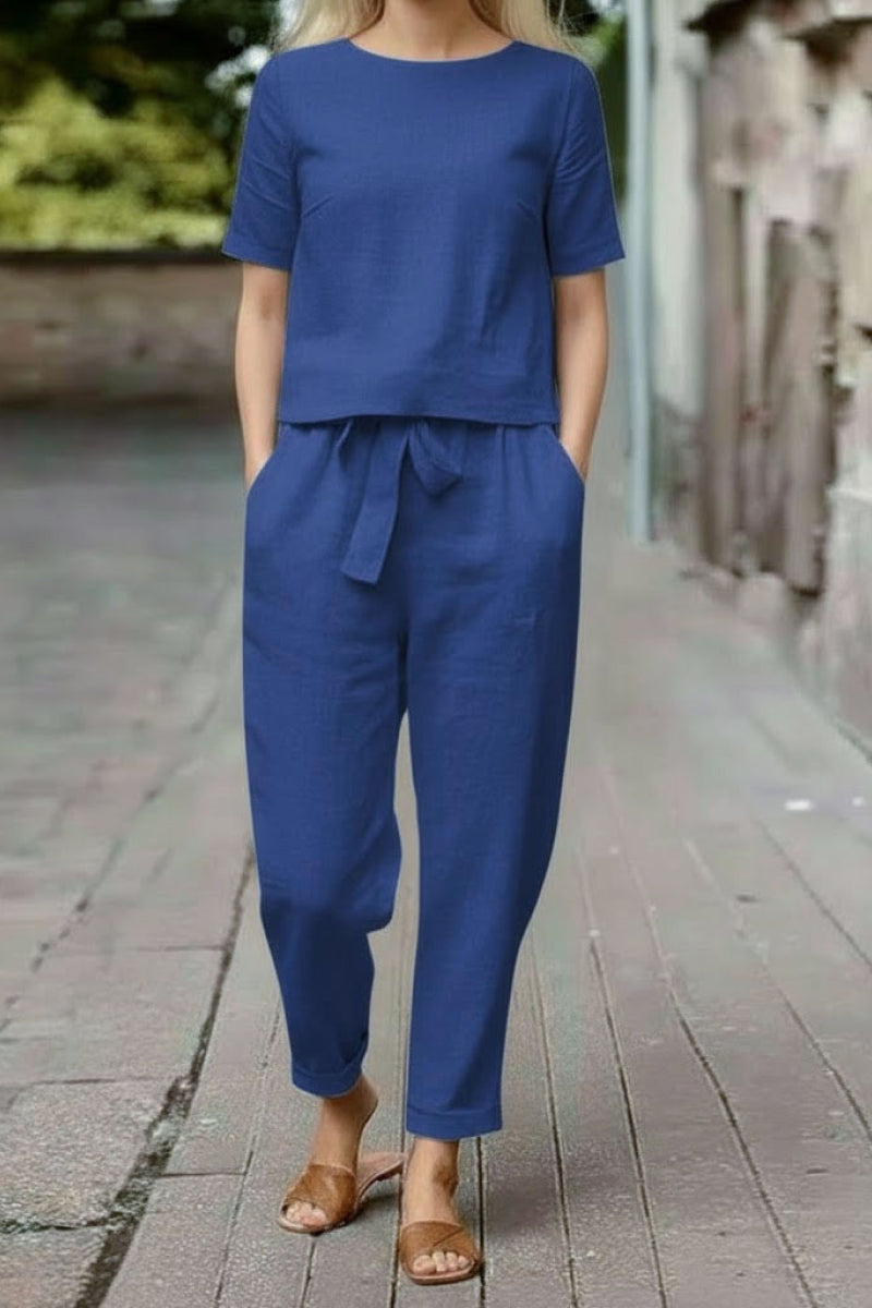 100% Cotton Linen Monochrome Co-ord
