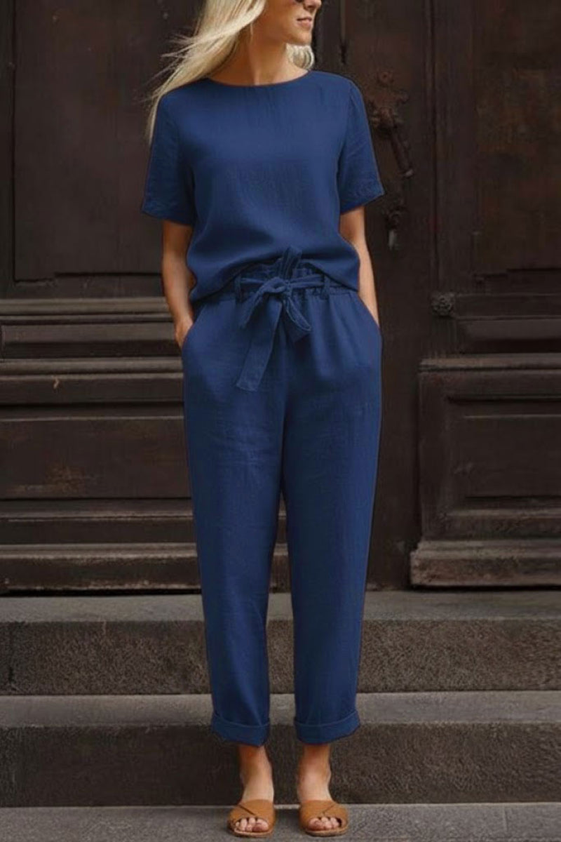 100% Cotton Linen Monochrome Co-ord