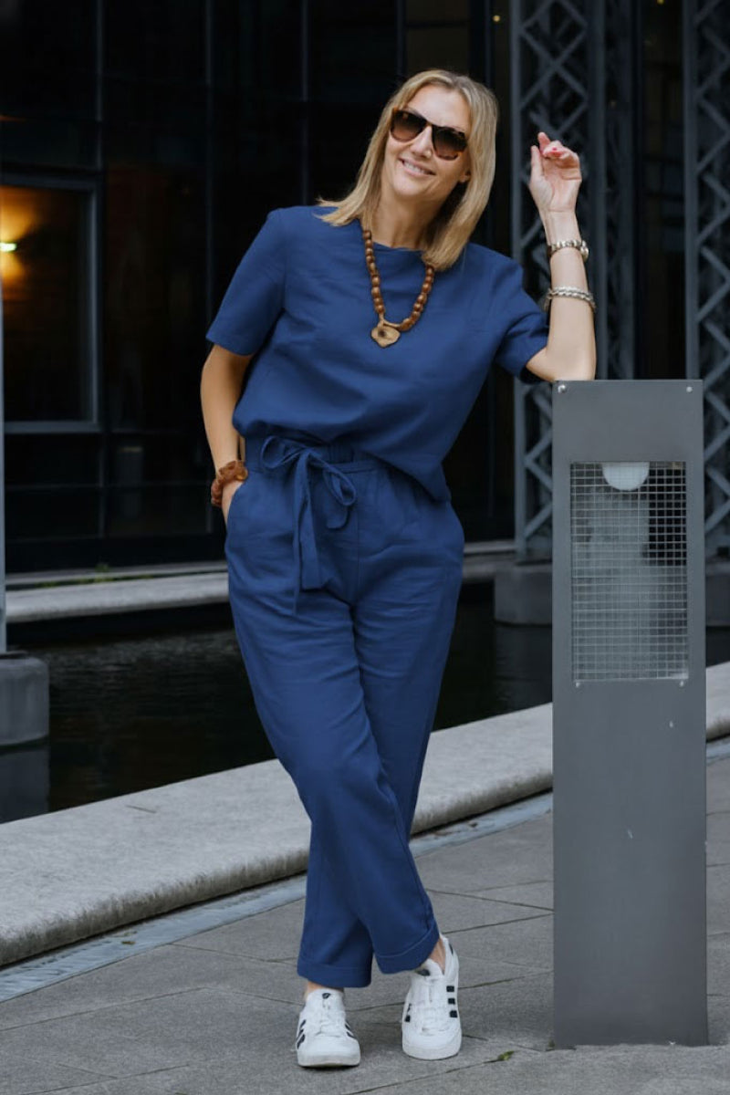 100% Cotton Linen Monochrome Co-ord