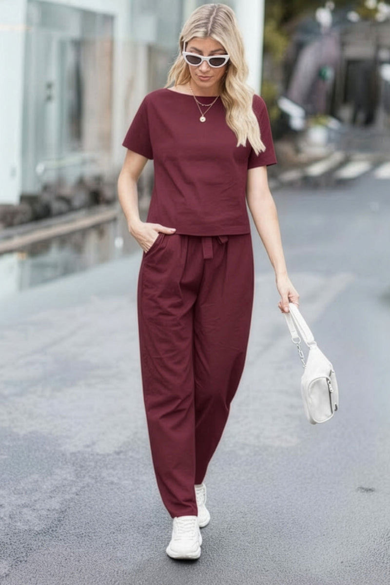 100% Cotton Linen Monochrome Co-ord