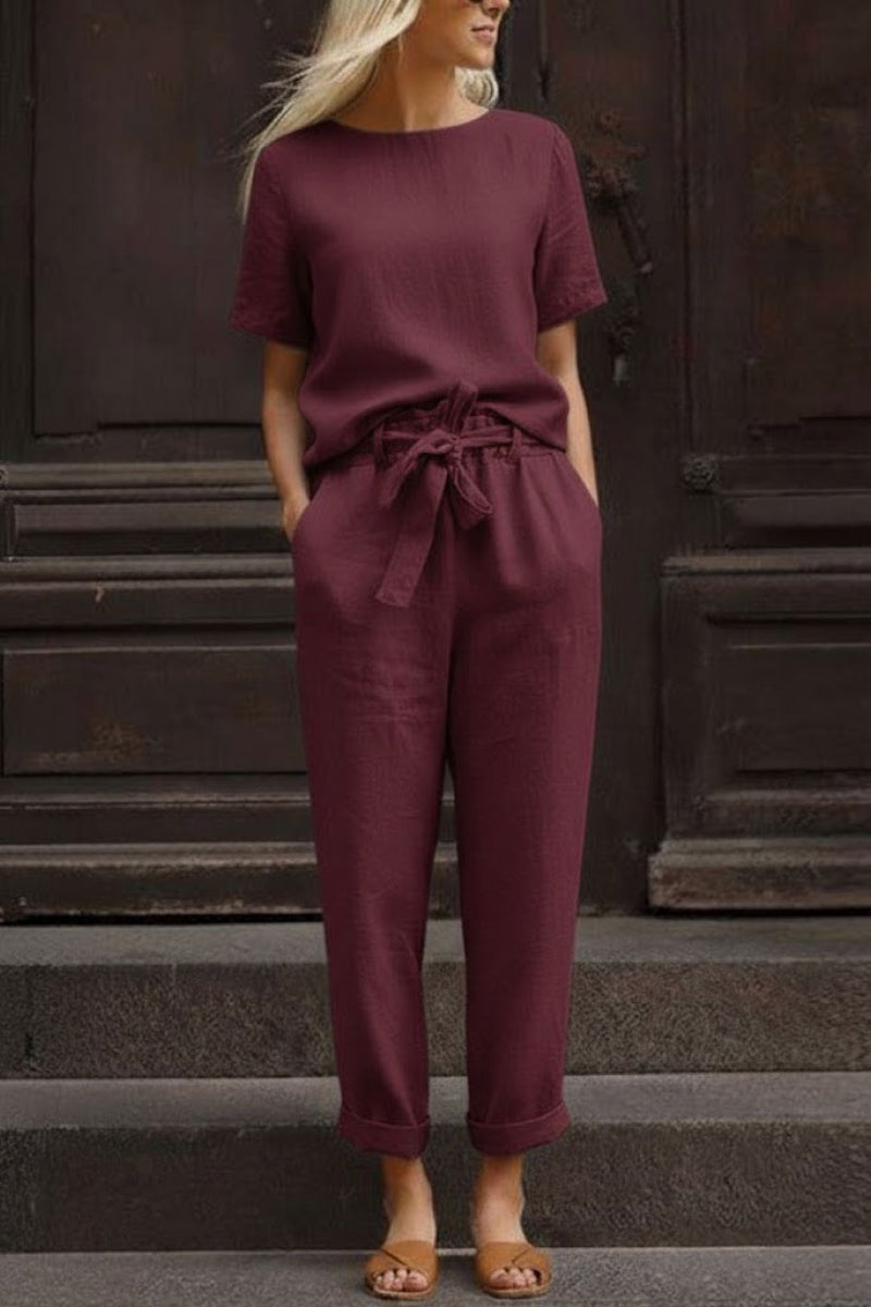 100% Cotton Linen Monochrome Co-ord