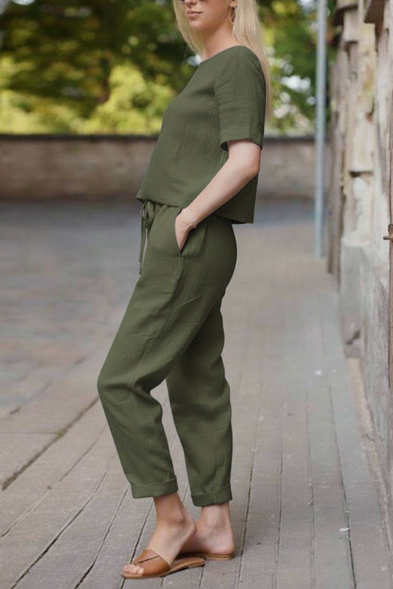 100% Cotton Linen Monochrome Co-ord