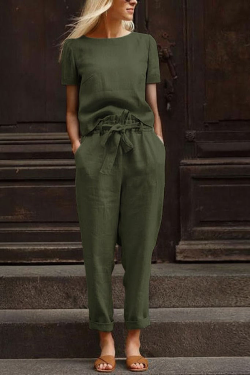 100% Cotton Linen Monochrome Co-ord