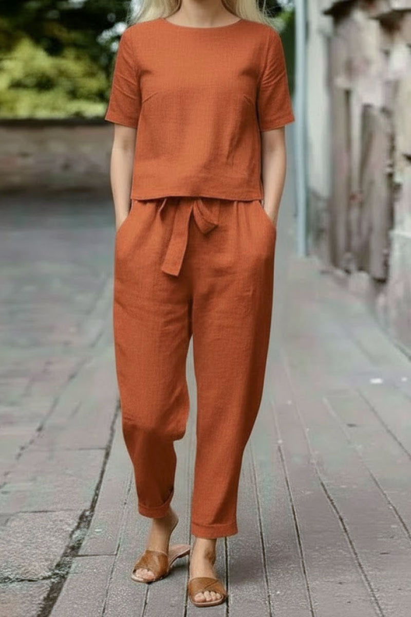 100% Cotton Linen Monochrome Co-ord