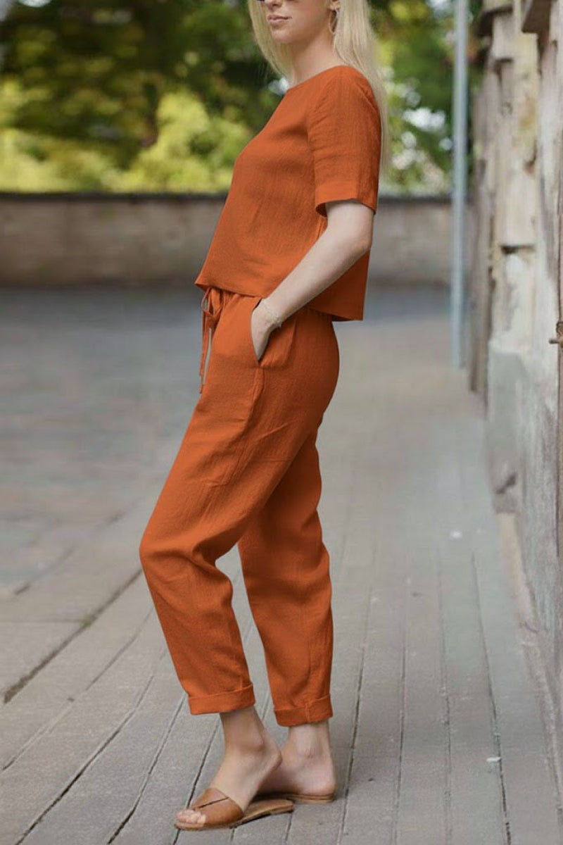 100% Cotton Linen Monochrome Co-ord