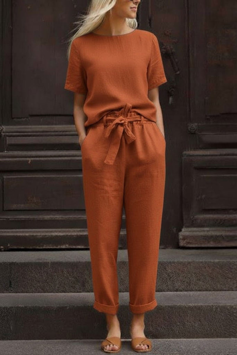 100% Cotton Linen Monochrome Co-ord