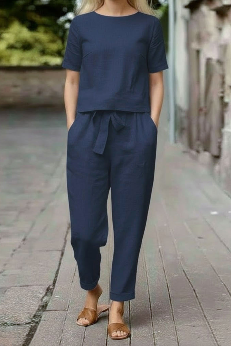 100% Cotton Linen Monochrome Co-ord