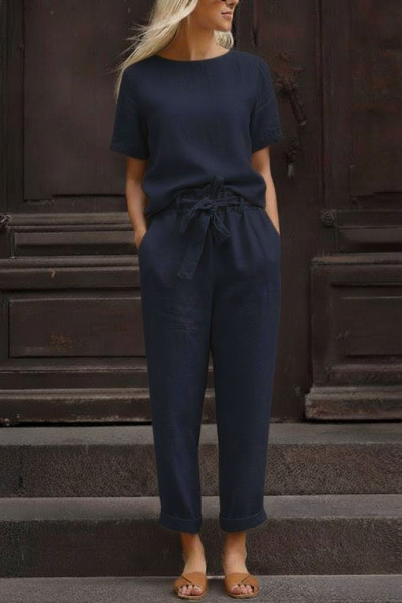 100% Cotton Linen Monochrome Co-ord