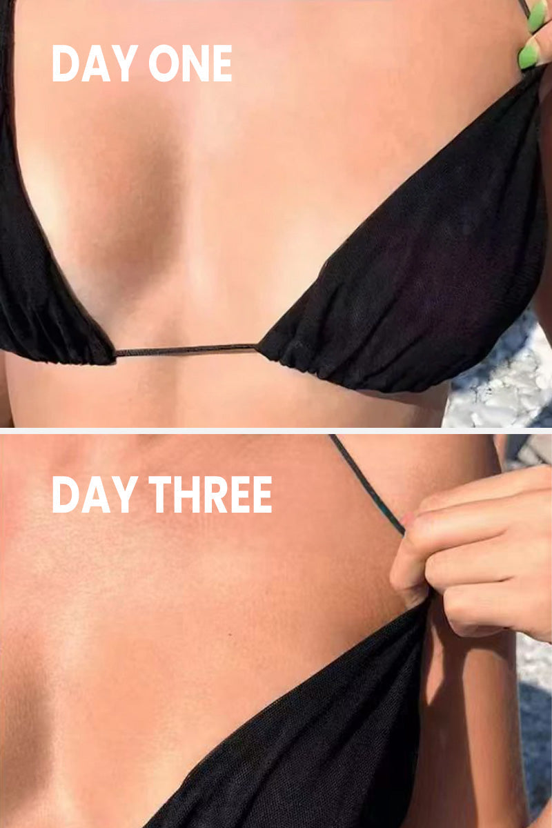 Triangle Anti-Tan Line Lace Up Bikini