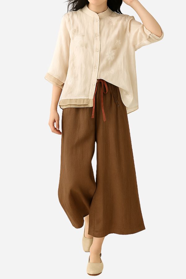 100% Cotton Linen Tuscany Rise 2 Piece Set