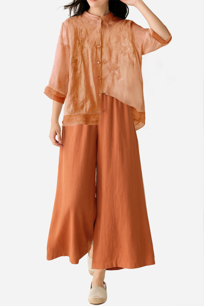 100% Cotton Linen Tuscany Rise 2 Piece Set