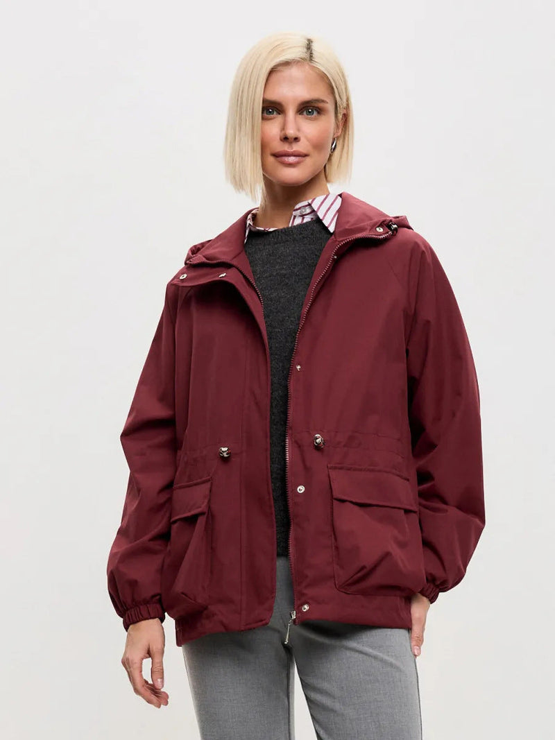 Waterproof Long-Sleeve Hooded Outdoor Hiking Jacket