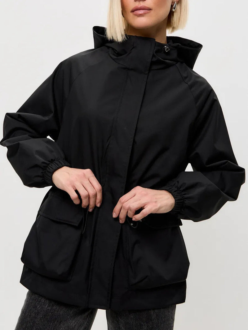 Waterproof Long-Sleeve Hooded Outdoor Hiking Jacket