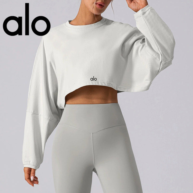 Breathable Round Neck Long Sleeve Fitness T-shirt