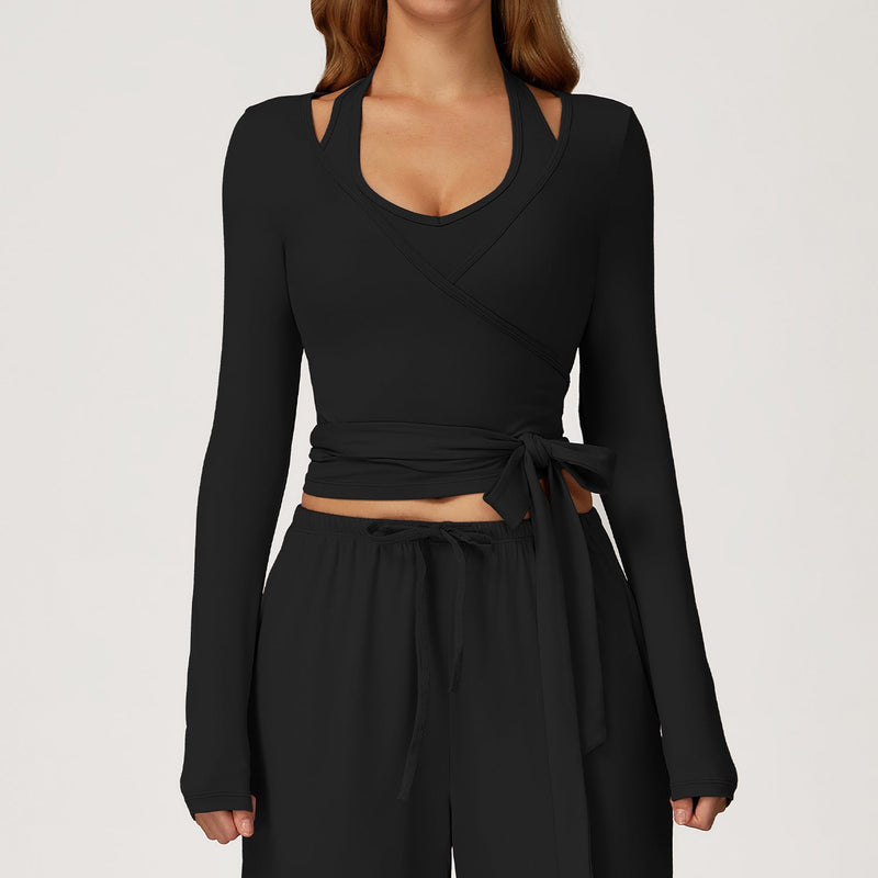 Brushed Long Sleeve Yoga Top