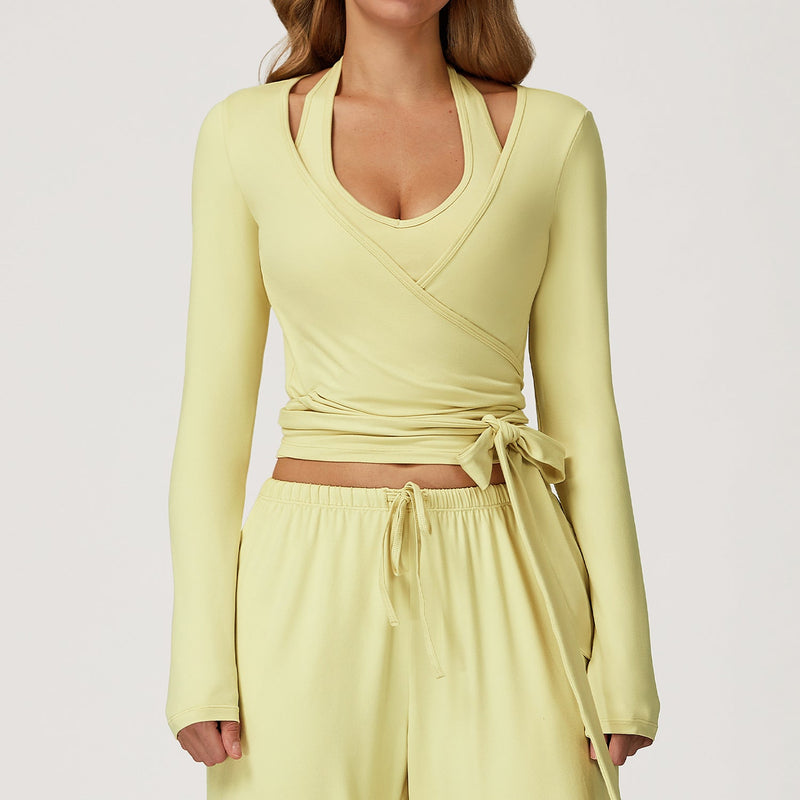 Brushed Long Sleeve Yoga Top