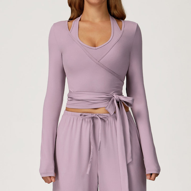 Brushed Long Sleeve Yoga Top