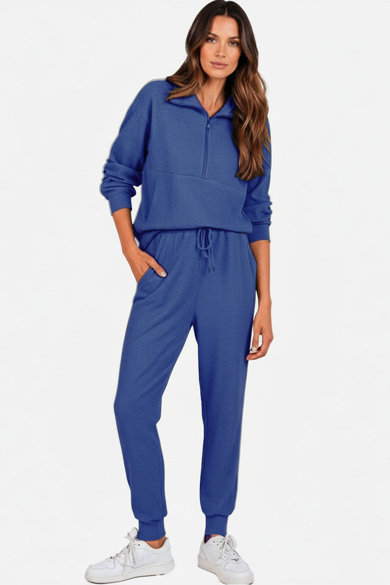 Unisex Half-Zip Sweat Set