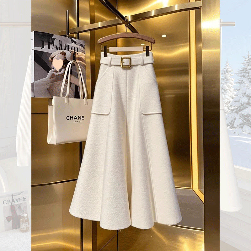 High-End Korean Versatile Top and Skirt Set