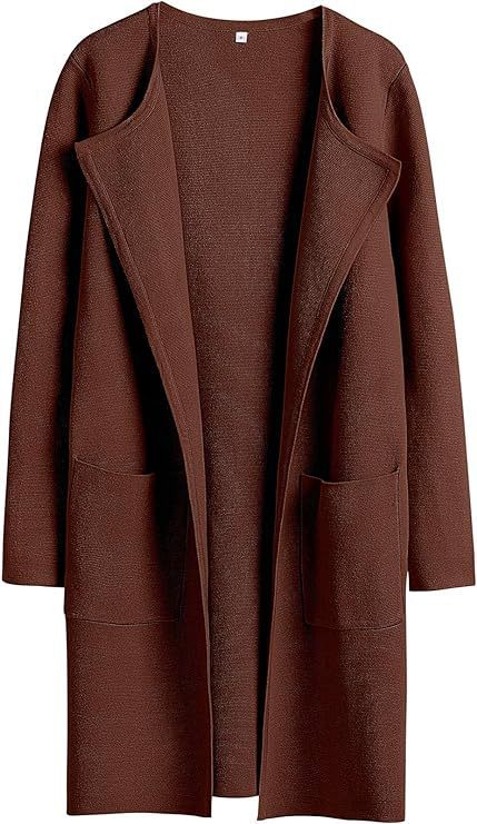 Comfortable Casual Lapel Woolen Jacket for Women