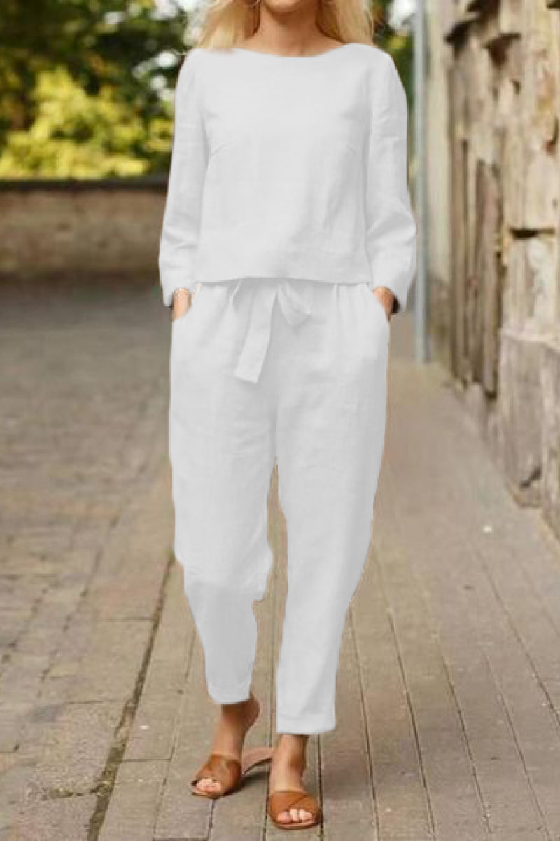 Cotton-Linen Monochrome Capsule