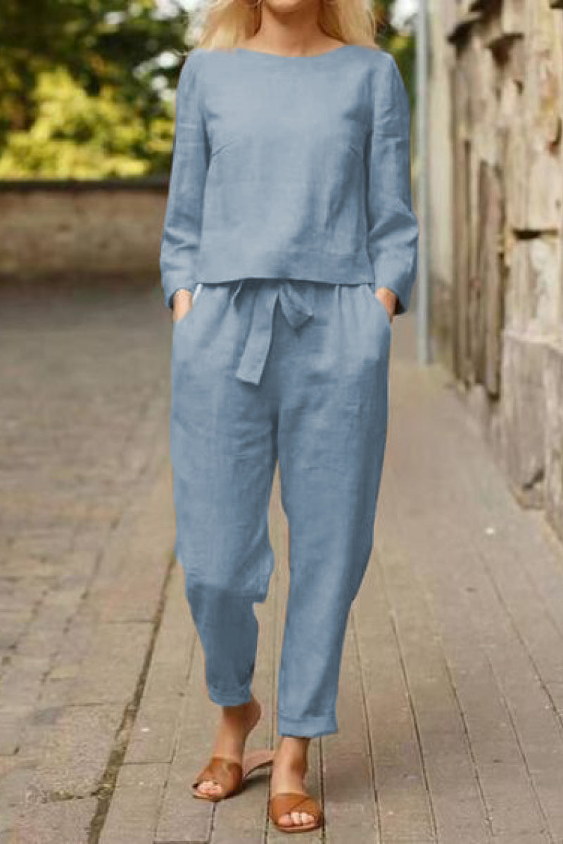 Cotton-Linen Monochrome Capsule