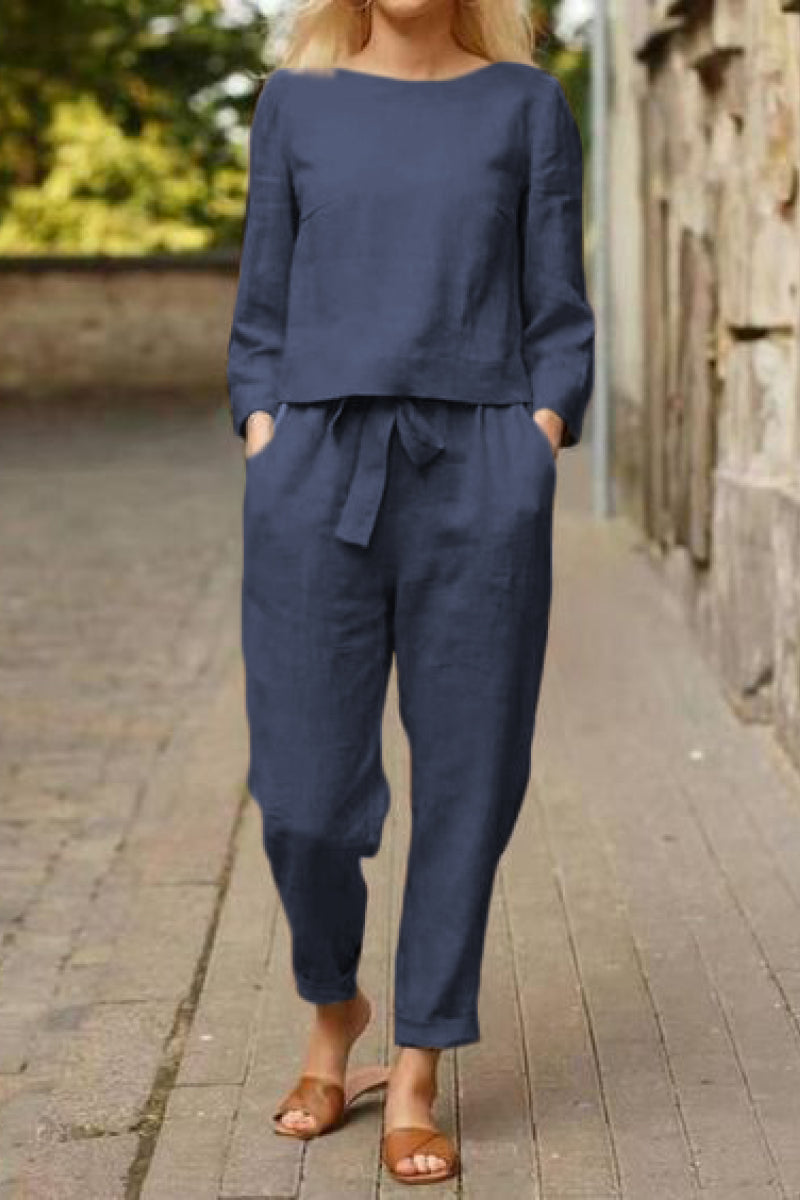 Cotton-Linen Monochrome Capsule