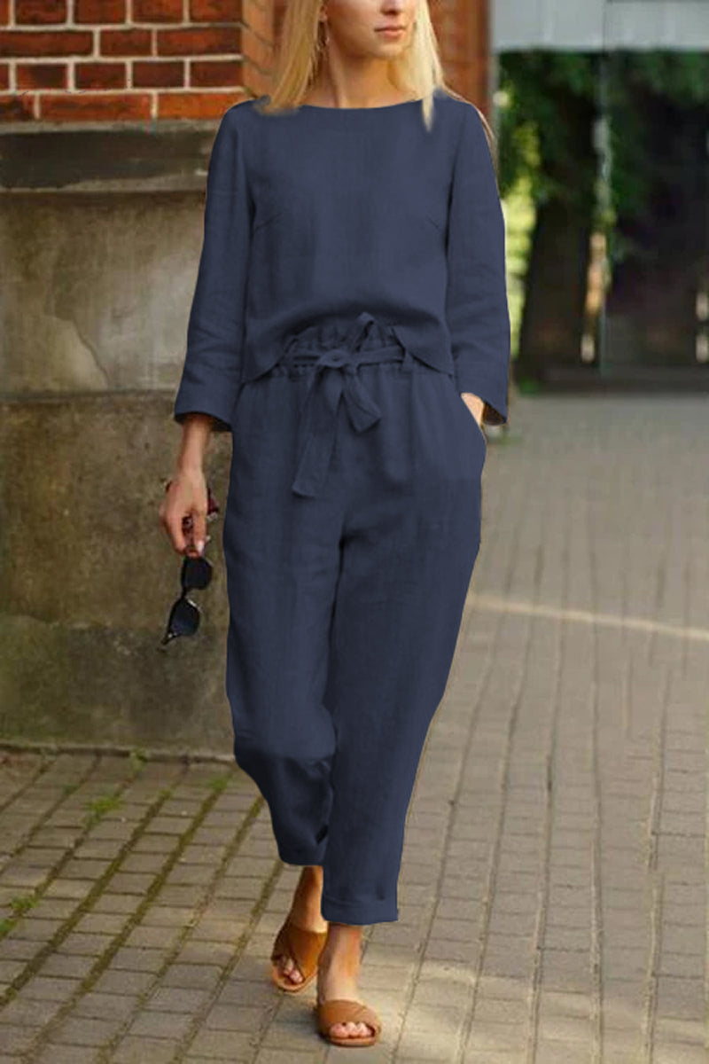 Cotton-Linen Monochrome Capsule