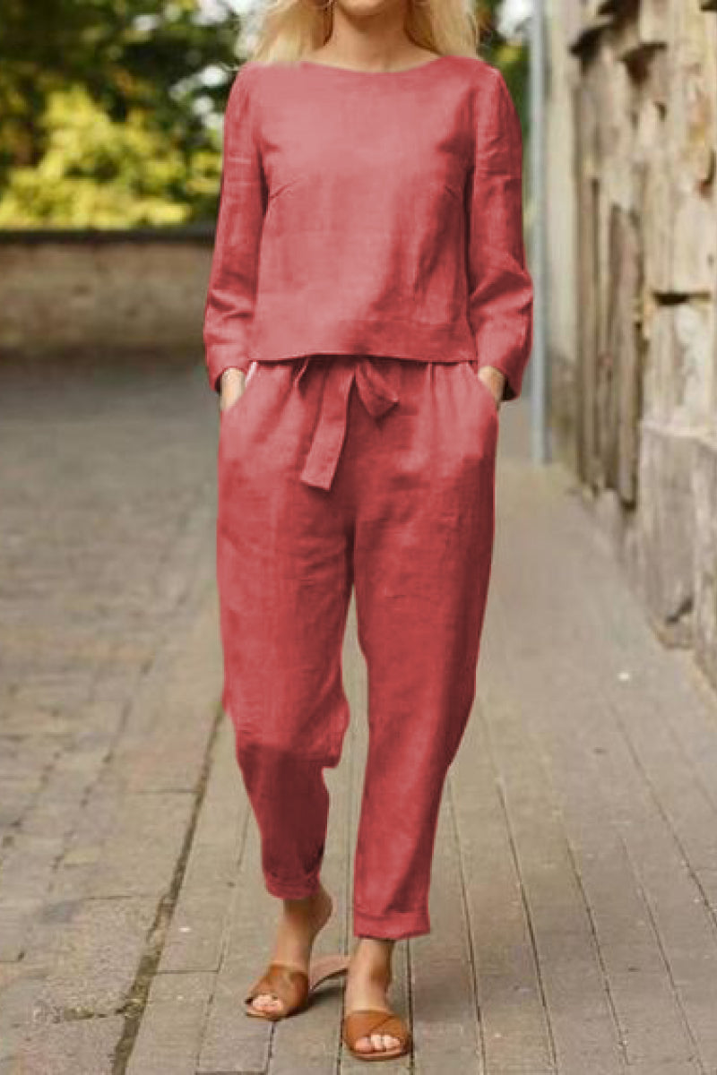 Cotton-Linen Monochrome Capsule