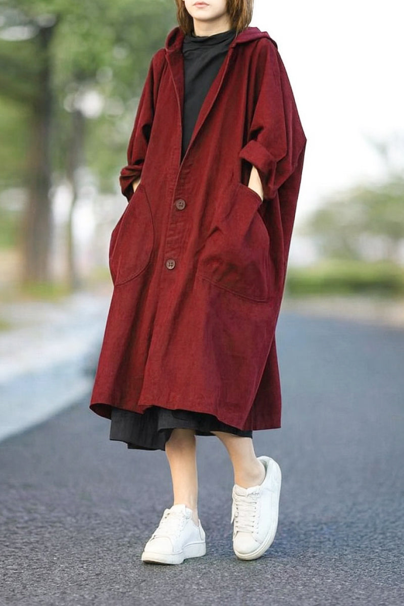 One Size Fits All Oversized Water Resistant Windbreaker Jacket