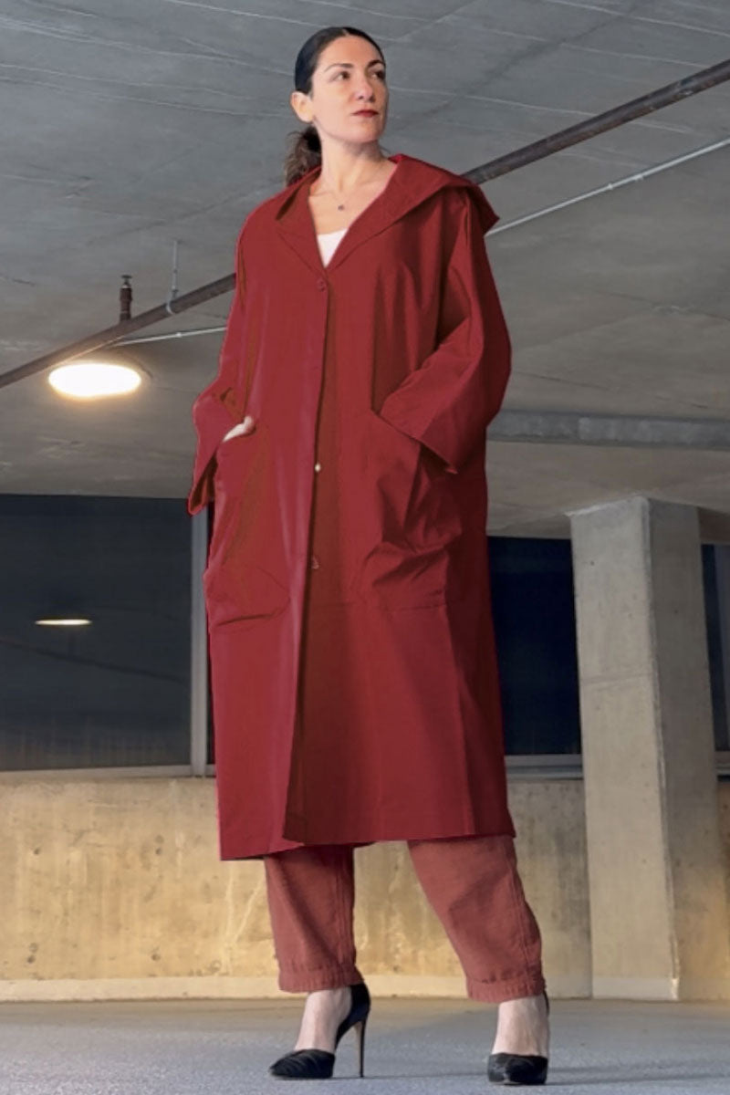 One Size Fits All Oversized Water Resistant Windbreaker Jacket