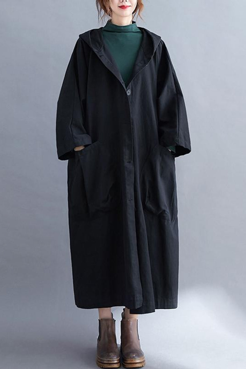 One Size Fits All Oversized Water Resistant Windbreaker Jacket