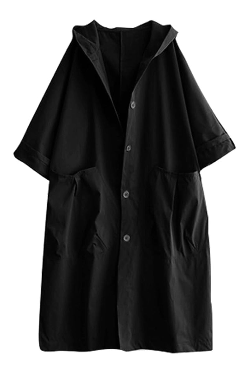 One Size Fits All Oversized Water Resistant Windbreaker Jacket
