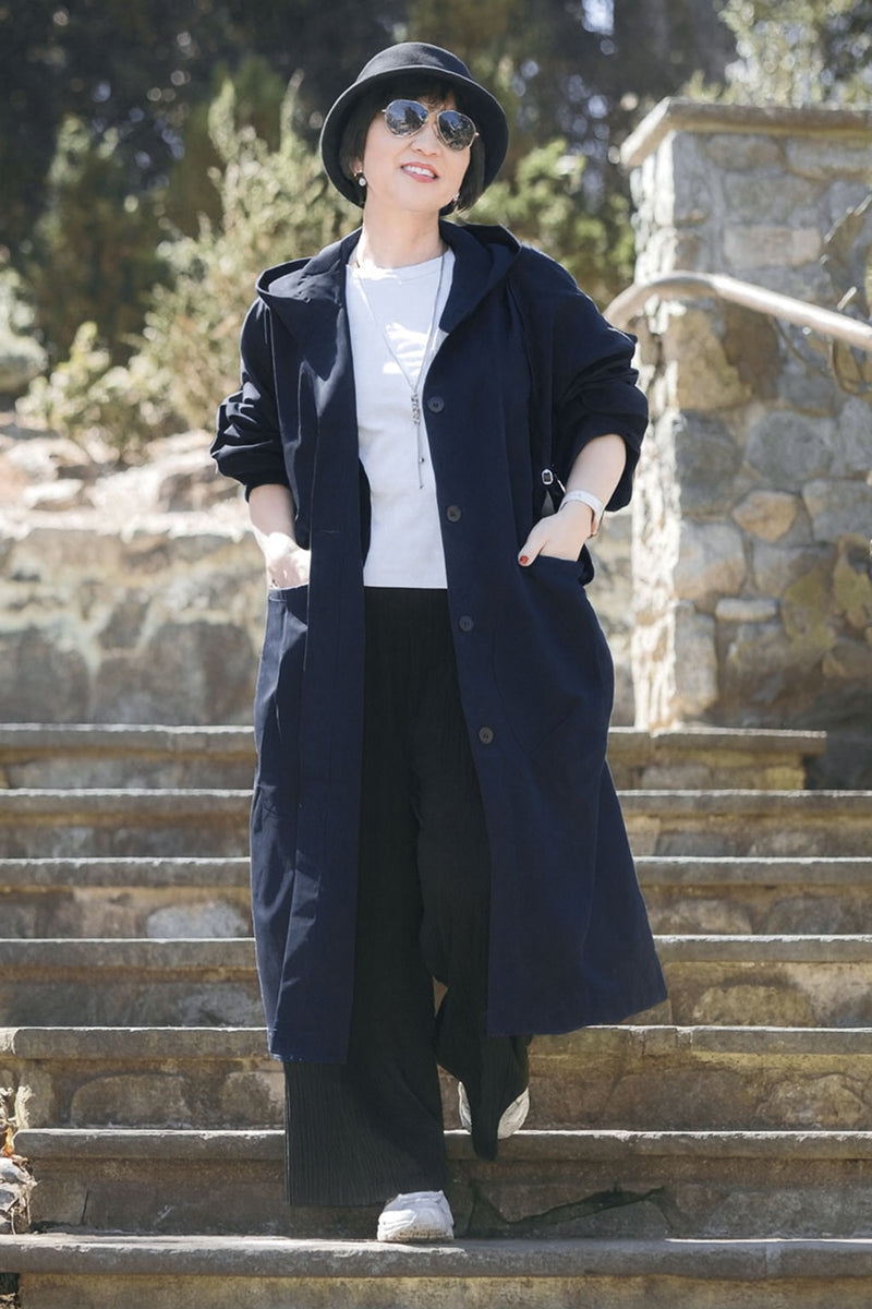 One Size Fits All Oversized Water Resistant Windbreaker Jacket