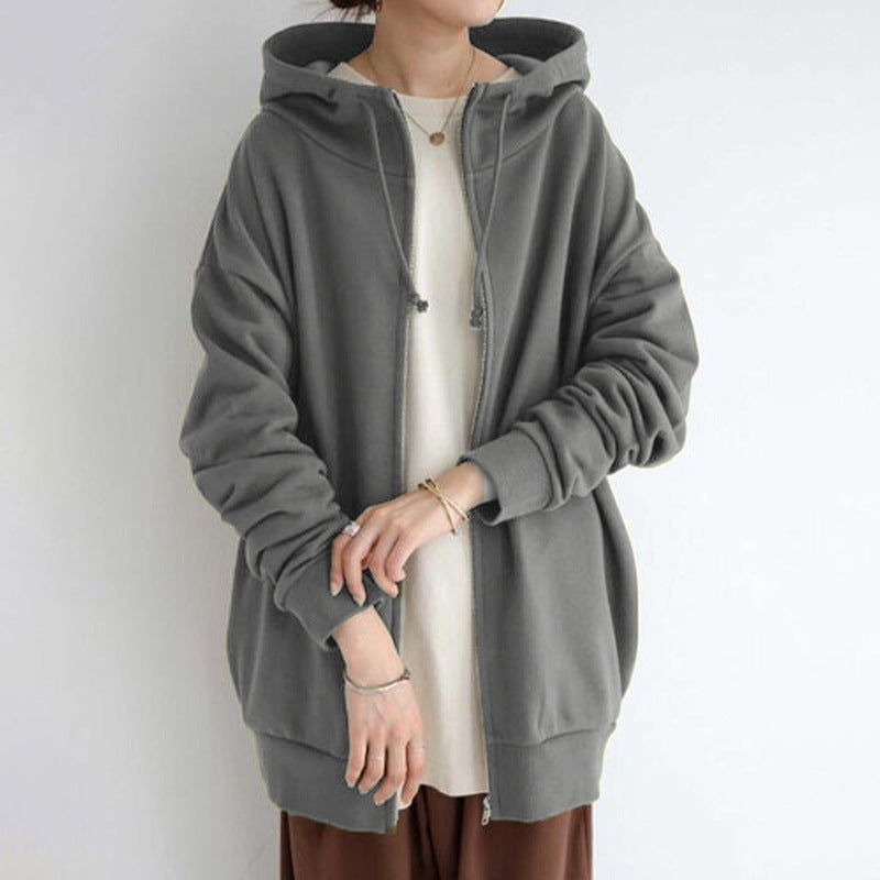 Personalized Zip-Up Hooded Fleece Sweatshirt