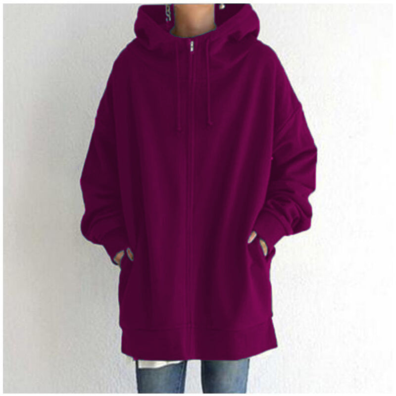Personalized Zip-Up Hooded Fleece Sweatshirt