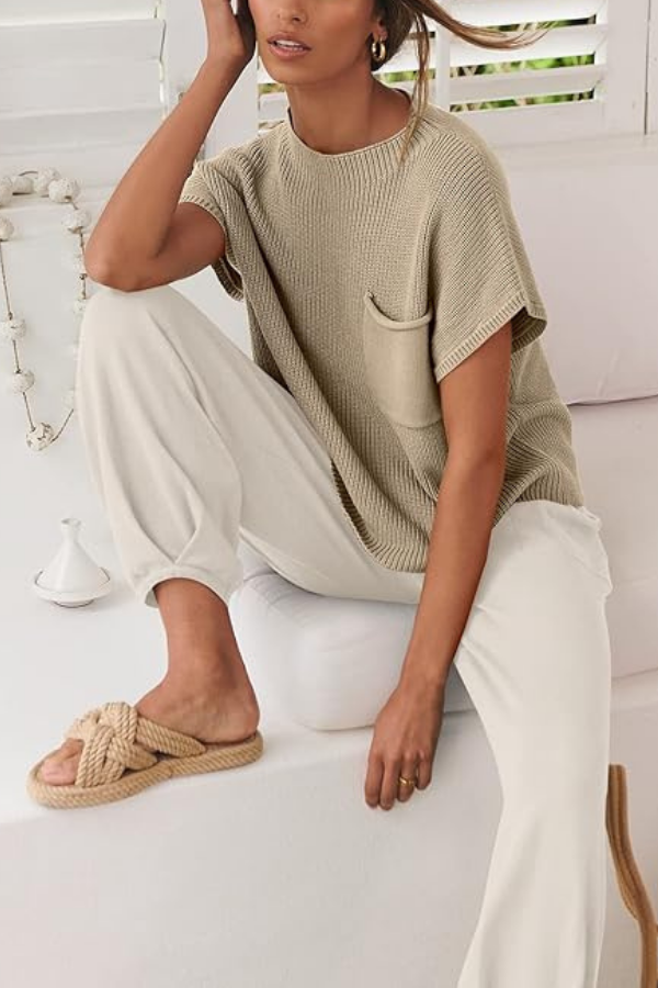Relaxed Knit Two-Piece Set