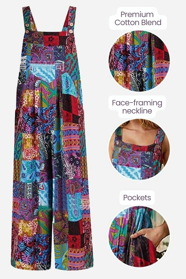 Vibrant &amp; Creative: Bohemian Fantasy Overalls