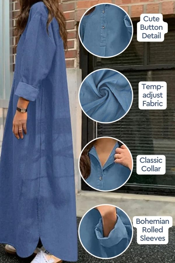 Body-balancing &amp; Temp-controlled: Bohemian Maxi Dress